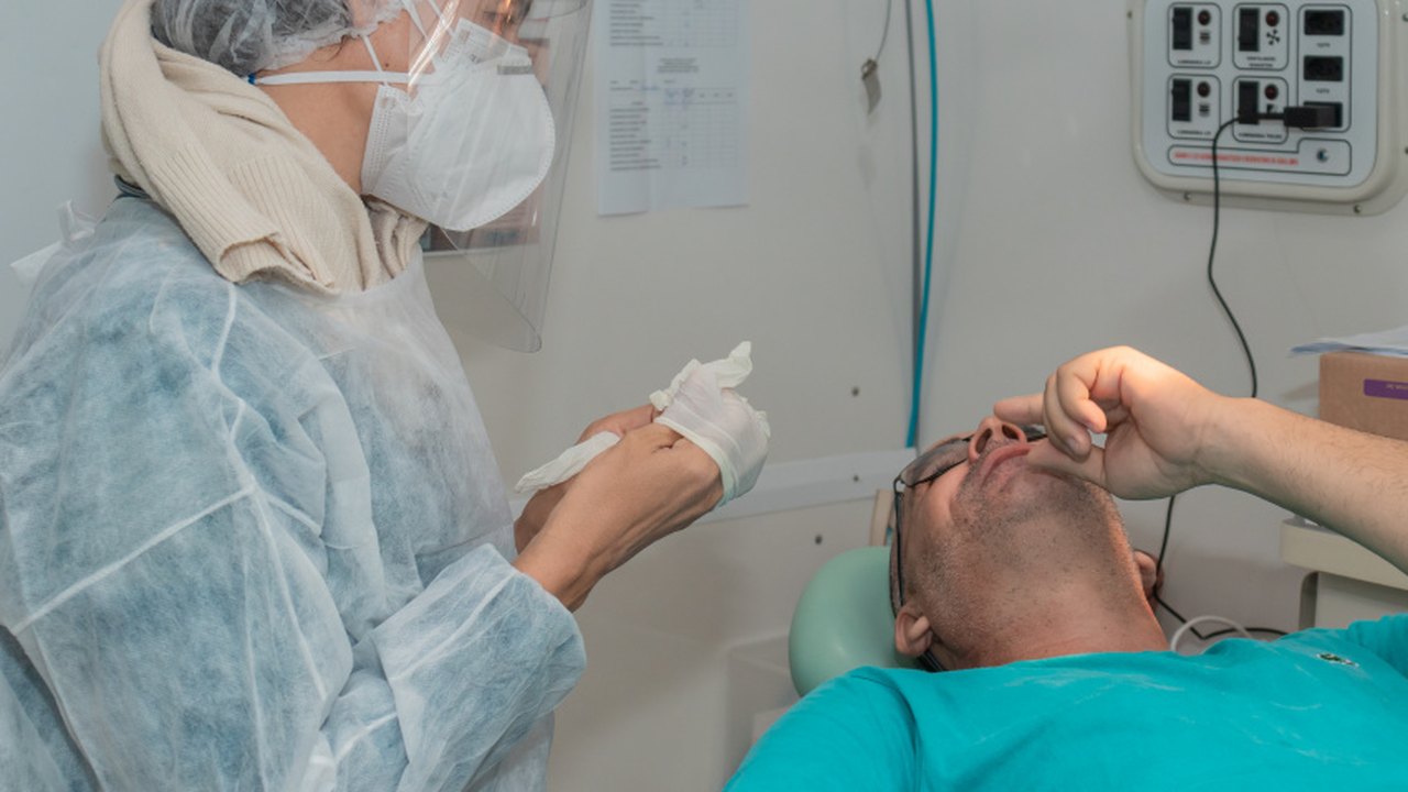 Dentista na Comunidade oferta serviços a residentes da Casa de Passagem São Vicente de Paulo