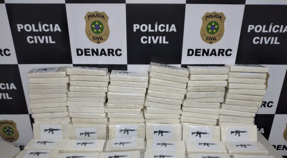 Quase 100 kg de cocaína são apreendidos na Zona Norte de Aracaju / Foto: Foto: Polícia Civil/SE
