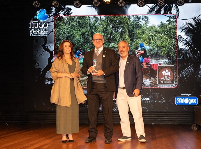 Projeto Pró-Manguezais é vencedor do Prêmio Hugo Werneck de Meio Ambiente e Sustentabilidade e se torna exemplo em biodiversidade para o Brasil