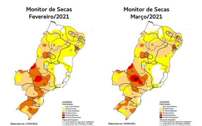 São Paulo registrou pior condição de seca no Brasil em março