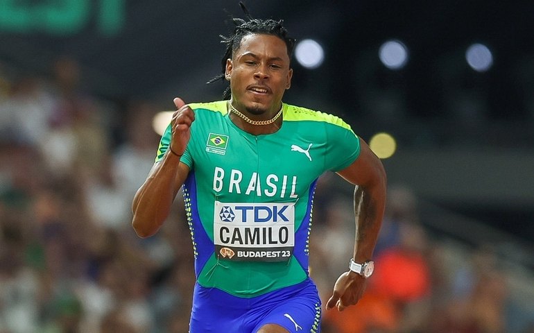 Paulo André fica em último na bateria e é pior brasileiro nas eliminatórias dos 100m em Paris