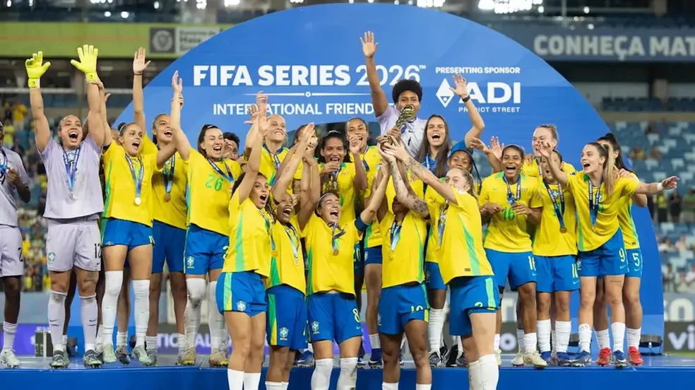 Brasil conquista título do FIFA Series de futebol feminino