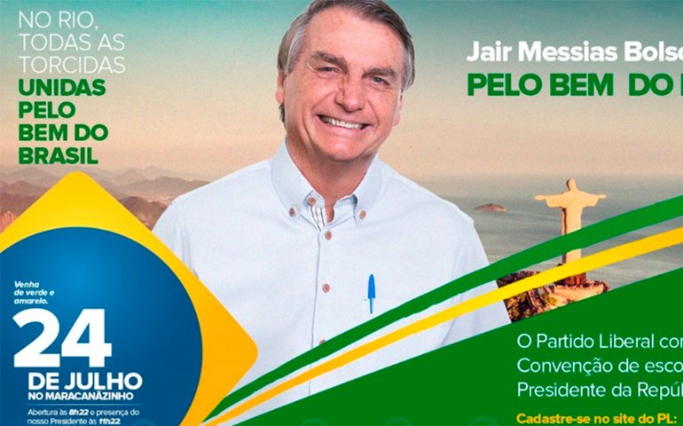 PL cancela 40 mil inscrições falsas para convenção de Bolsonaro no Rio