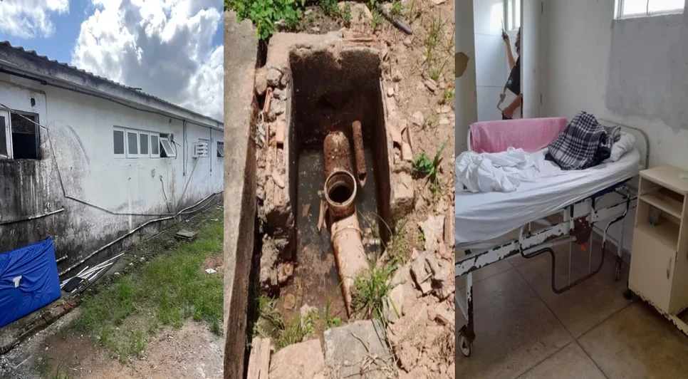 Imagens do Hospital Ib Gatto Falcão foram publicadas nas redes nesta terça-feira (21). - Foto: Reprodução/Instagram @eixoalagoas