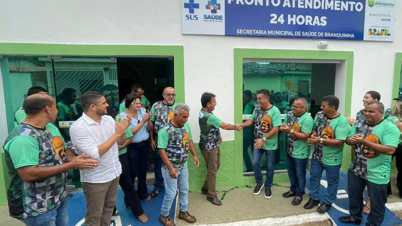 Prefeitura de Branquinha inaugura Centro de Inovação e Tecnologia e reforma do Pronto Atendimento
