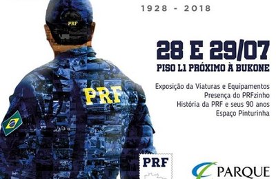 Polícia Rodoviária Federal comemora 90 anos com exposição no Parque Shopping