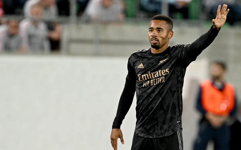 Arsenal descansa Gabriel Jesus contra Bodo Glimt, mas mantém 100% na Liga Europa