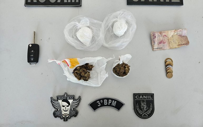 Polícia Militar apreende drogas em abordagens no município de Arapiraca