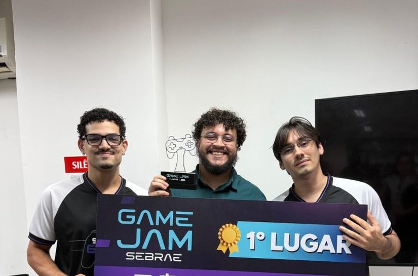 Estudante do Cesmac integra equipe vencedora da primeira Game Jam promovida pelo Sebrae Alagoas