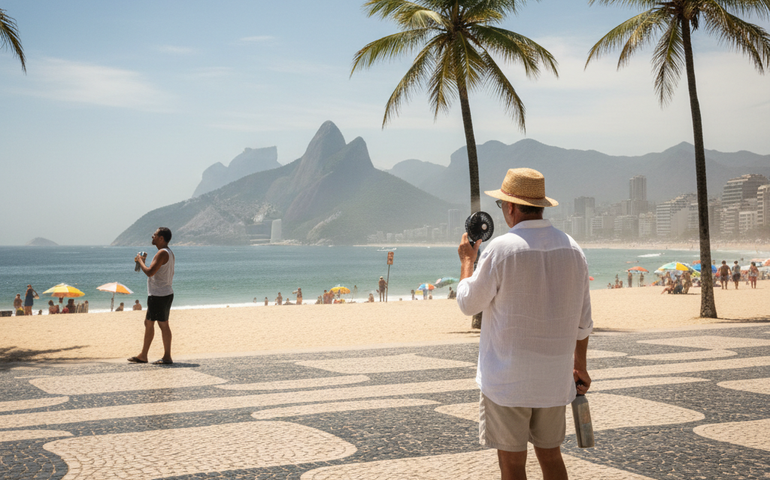 Calor de 40°C persiste no Rio, mas chuva pode marcar o réveillon; veja a previsão