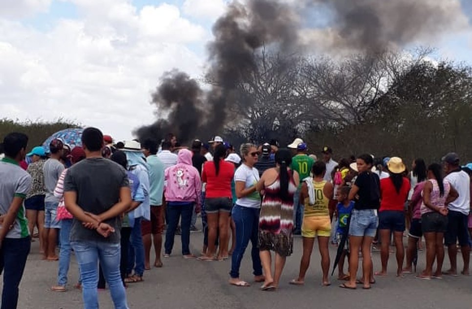 manifestação em Porto da Folha