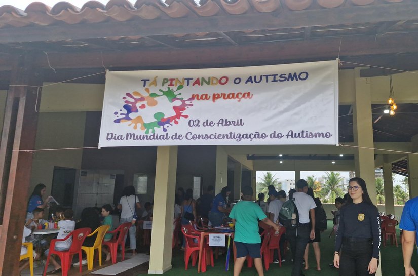 Pintando o Autismo: Polícia Civil de Alagoas promove evento inclusivo em Maceió