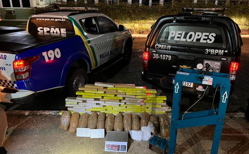 PM apreende mais de 90 kg de drogas em Arapiraca