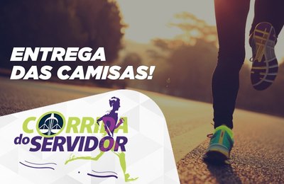 Corrida do Servidor: entrega das camisas será nesta sexta (22)
