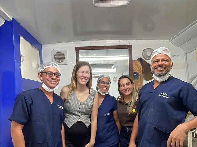 Cibele Moura visita mutirão de castração e obras do União Pet em União dos Palmares