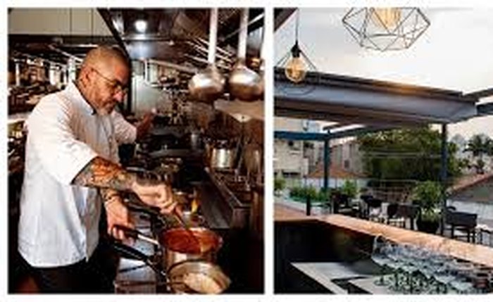 Com estilo rústico, o restaurante ocupava um prédio antigo de três andares Com estilo rústico, o restaurante ocupava um prédio antigo de três andares