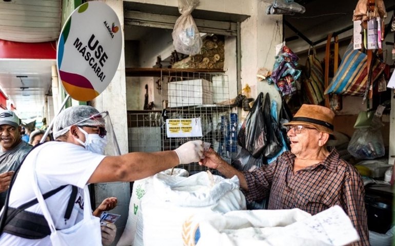 Centro de Maceió contará com barreiras sanitárias e distribuição de máscaras