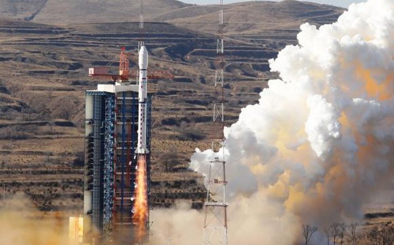 Satélite sino-brasileiro Cbers-4 é lançado e envia sinais para a Terra