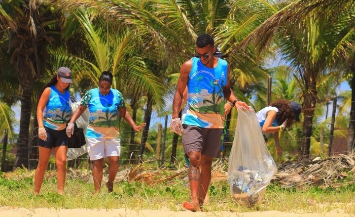 Ação Praia Limpa no Vila Galé Marés