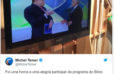 Temer defende reforma da Previdência no Programa Silvio Santos