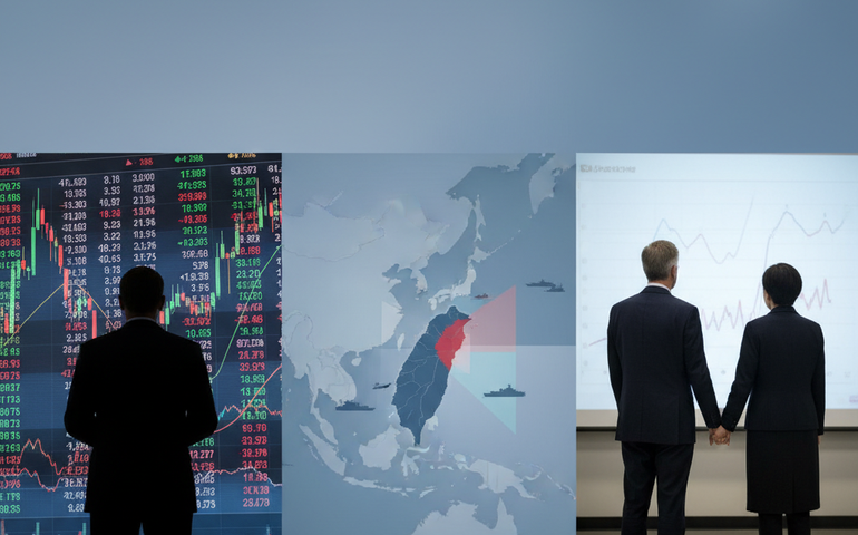 Bolsas asiáticas encerram pregão sem direção única em meio a tensões sobre Taiwan