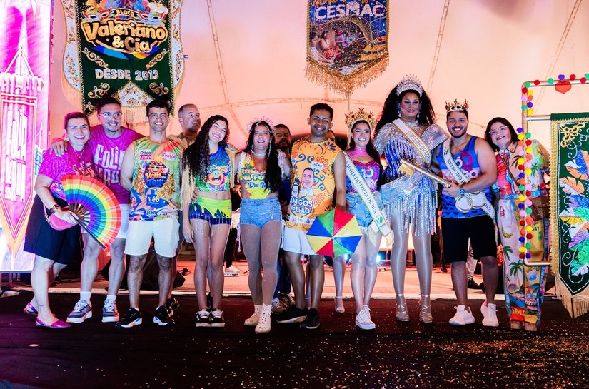 Arapiraca dá início ao Folia de Rua 2026 com escolha do rei, rainha e melhor estandarte