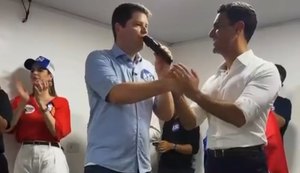 Davi Davino Filho e JHC estiveram juntos em agenda no Agreste