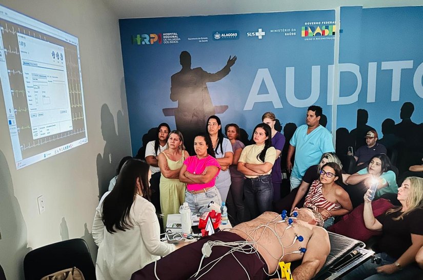 Hospital Regional de Palmeira dos Índios capacita profissionais para atendimento a AVC e infarto