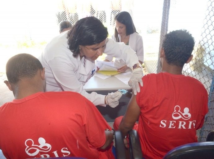 Seris atende mais de 150 internos na Casa de Custódia da Polícia Civil