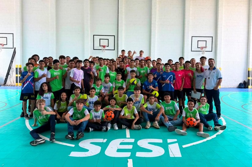 Esporte fortalece aprendizado e integração entre estudantes nas escolas do SESI-AL