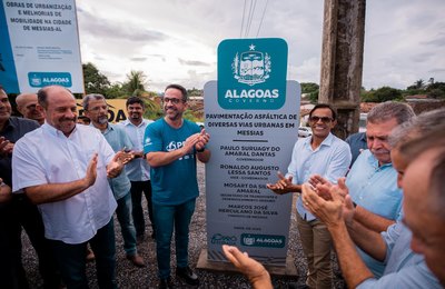 Governo de Alagoas leva mais de R$ 11 milhões em obras de infraestrutura para Messias