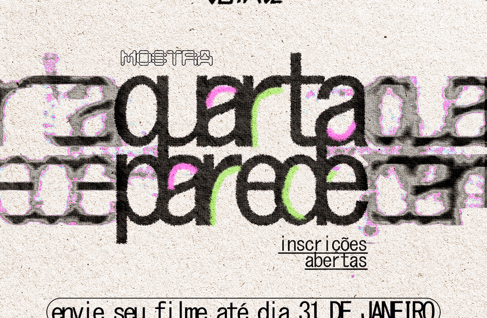 Cartaz de divulgação_ inscrições para a Quarta Parede / Foto: Imagem: Divulgação