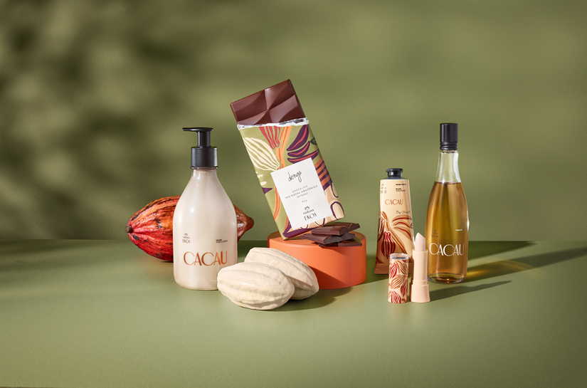 Natura Ekos e Dengo criam experiência sensorial inédita para celebrar o cacau em todas as suas formas