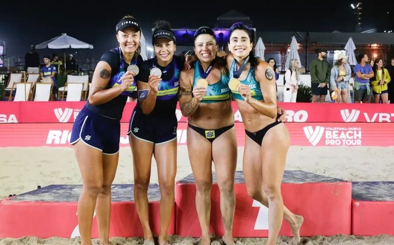 Carol Solberg e Rebecca conquistam Etapa Elite do Circuito Mundial