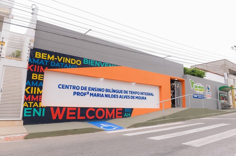Primeira Escola Bilíngue de São Miguel dos Campos foi inaugurada nesta quinta-feira