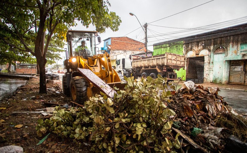 Intervenções da Prefeitura de Maceió amenizam transtornos causados pelas chuvas