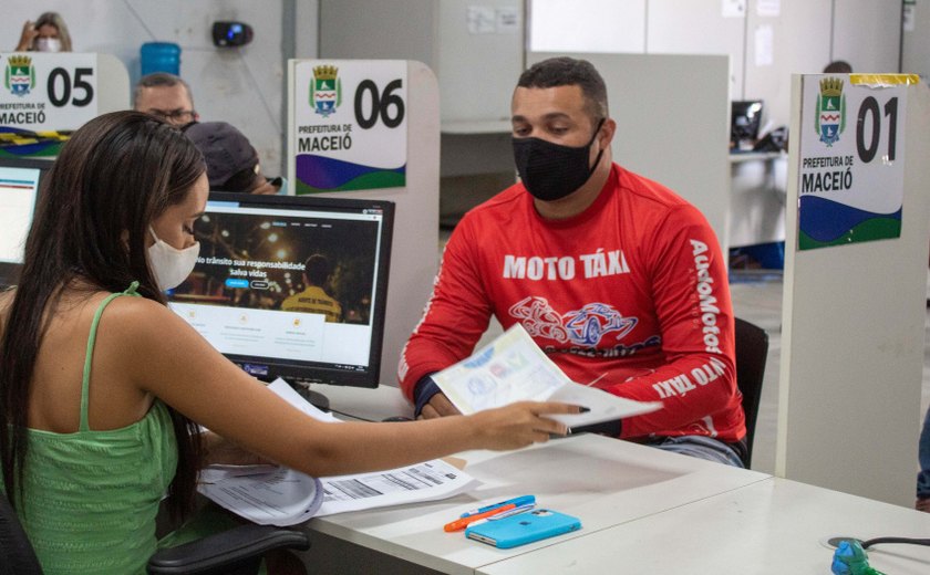 SMTT prorroga prazo de cadastro para os mototaxistas de Maceió