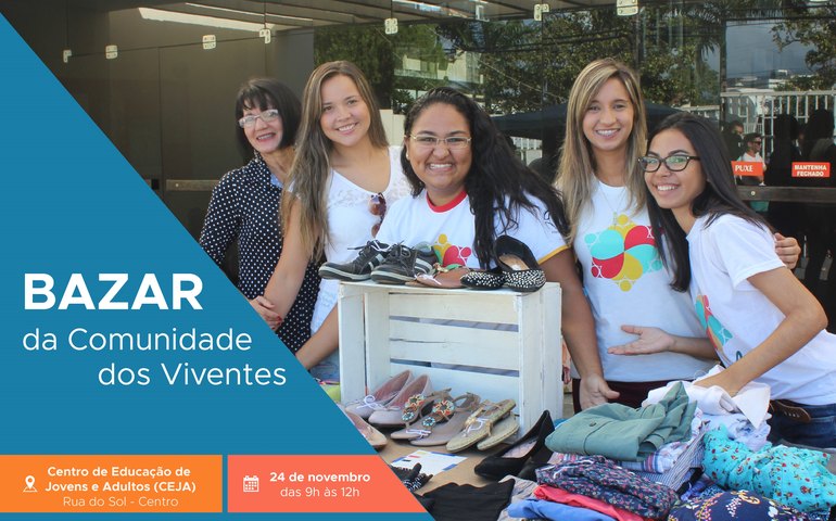 Bazar vende roupas, calçados e acessórios neste sábado (24) no Centro de Maceió