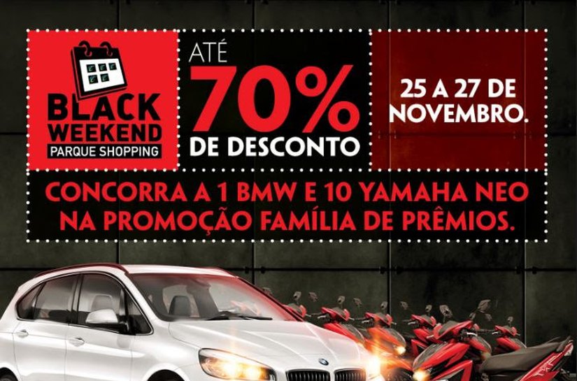 Parque Shopping funciona na Black Friday até às 0h com super descontos