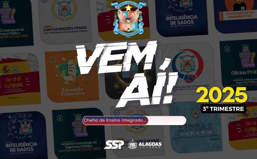 SSP capacita mais de 870 profissionais no 1º semestre e disponibiliza novos cursos para agentes