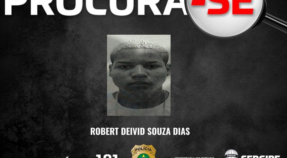 Foragido / Foto: Foto: SSP/SE