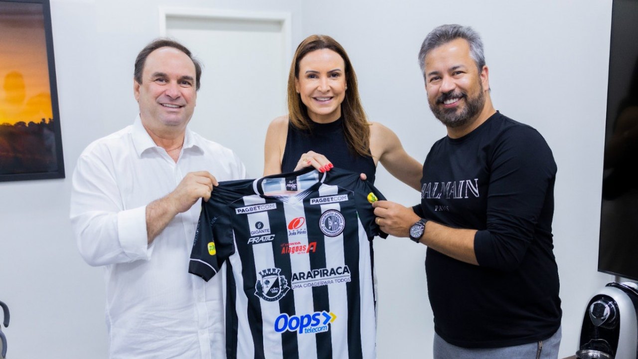 Campeã olímpica, Maurren Maggi é recebida pelo prefeito Luciano Barbosa em Arapiraca