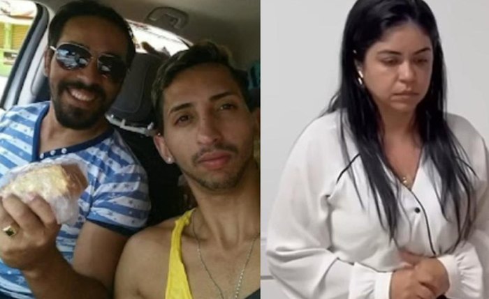 Nádia Tamyres, Alan Carlos e o irmão Emerson Lima, que contesta a versão da médica