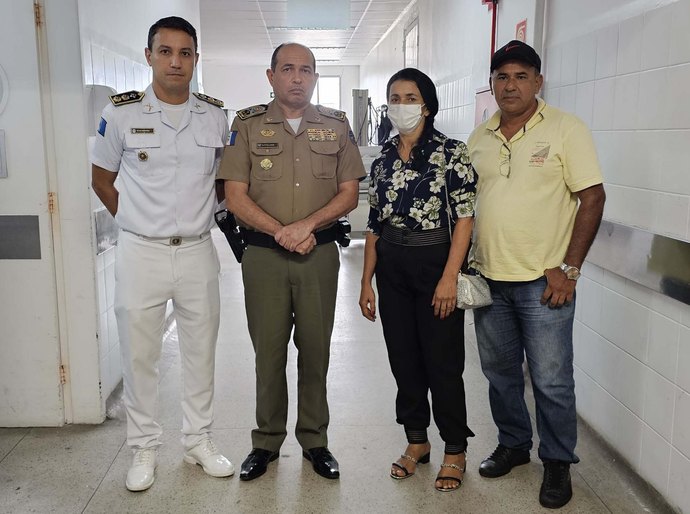 Comandante-geral da PM visita militar hospitalizado em Sergipe e reforça orientação à tropa