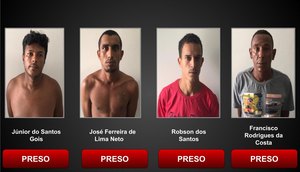 Polícia Civil e Força Nacional prendem acusados de homicídio em Itabaiana