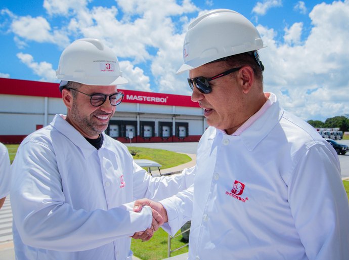 Governador visita instalações da Masterboi e destaca parcerias para fortalecer o agronegócio
