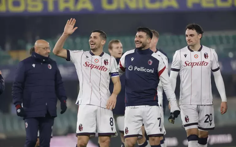 Bologna quebra jejum na Série A e vence Hellas Verona por 3 a 2