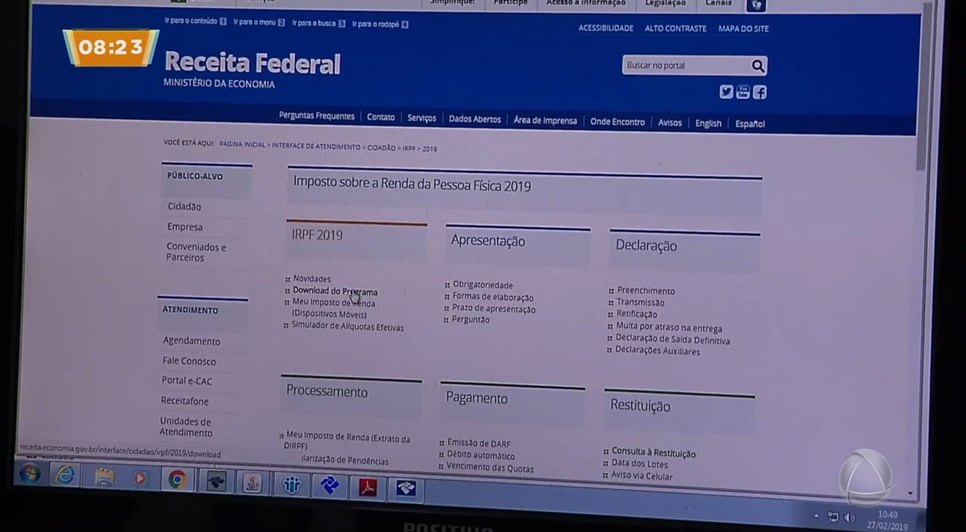 Imposto de Renda programa