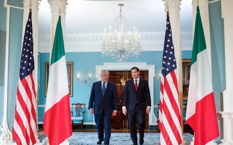 Tajani tem discussão positiva sobre guerras e tarifas com Rubio