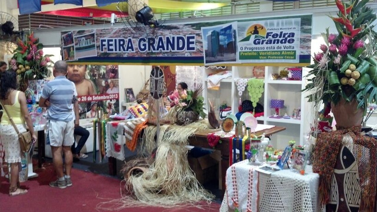 Artesanato e Cultura de Feira Grande são destaques na Feira dos Municípios